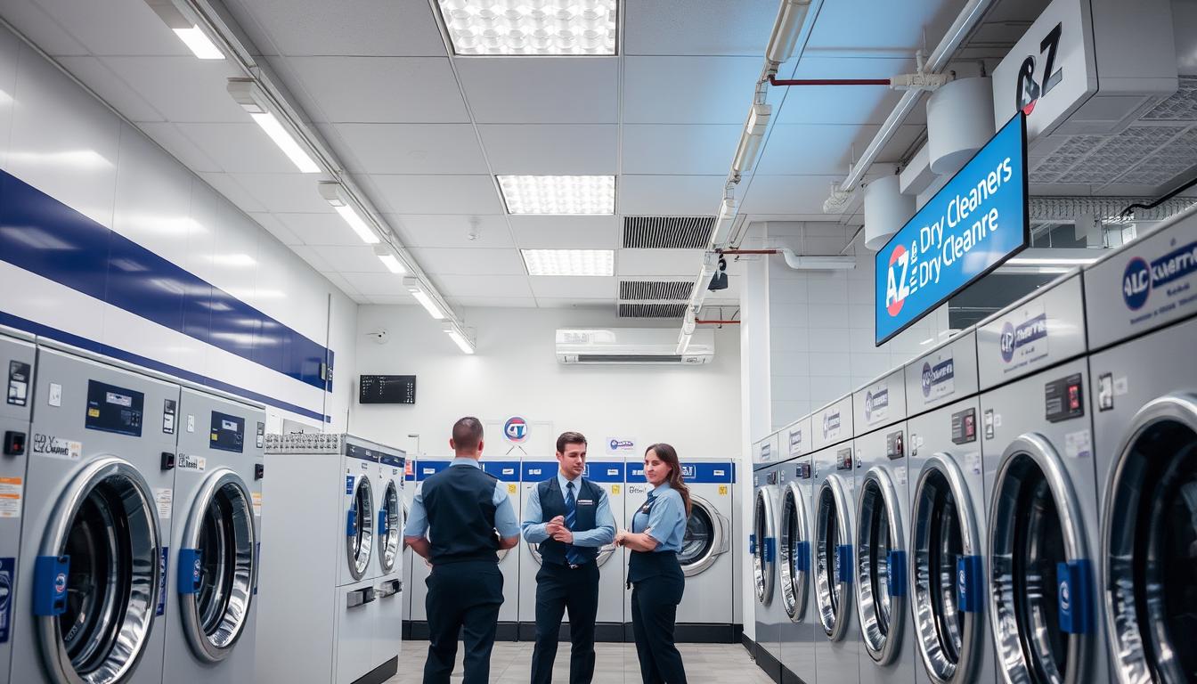 A &amp; Z Dry Cleaners facility in Luton providing shirt dry cleaning for St Albans