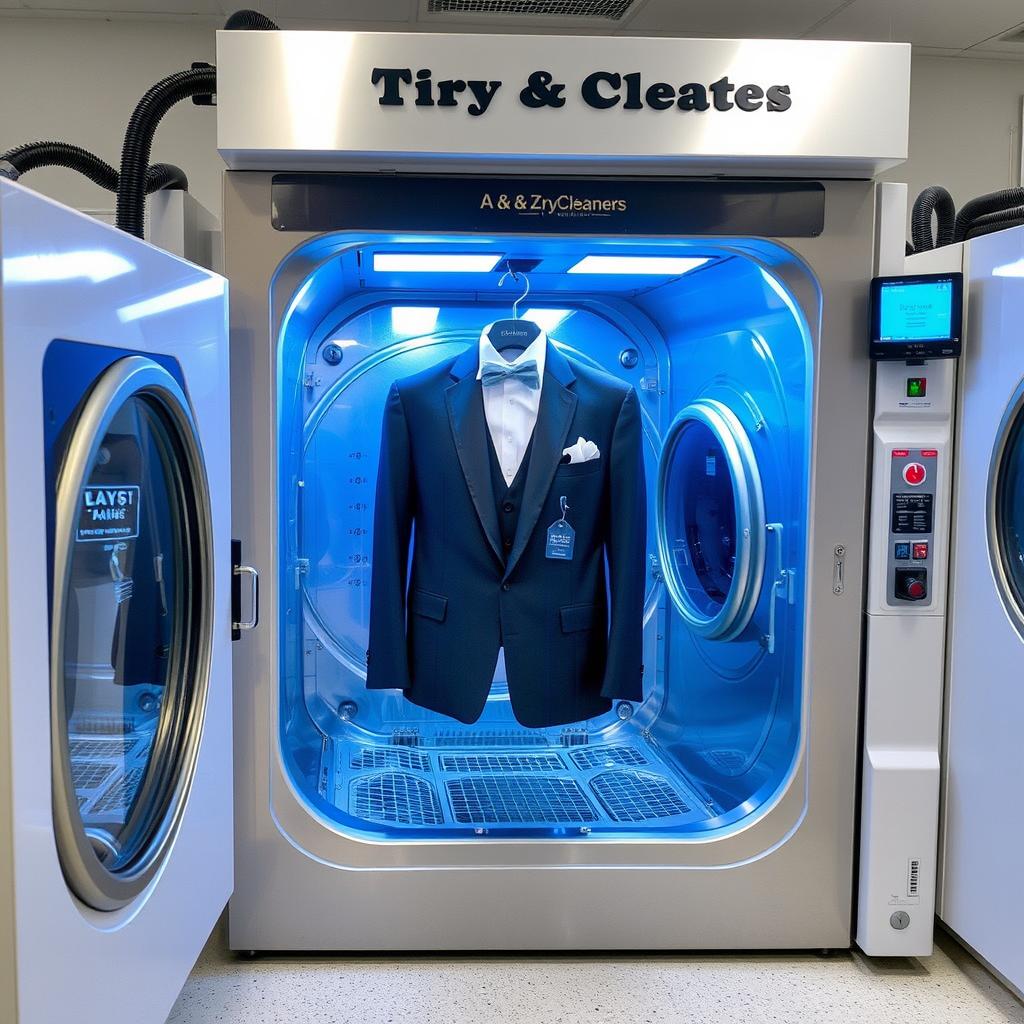 Eco-friendly dry cleaning process for wedding suits