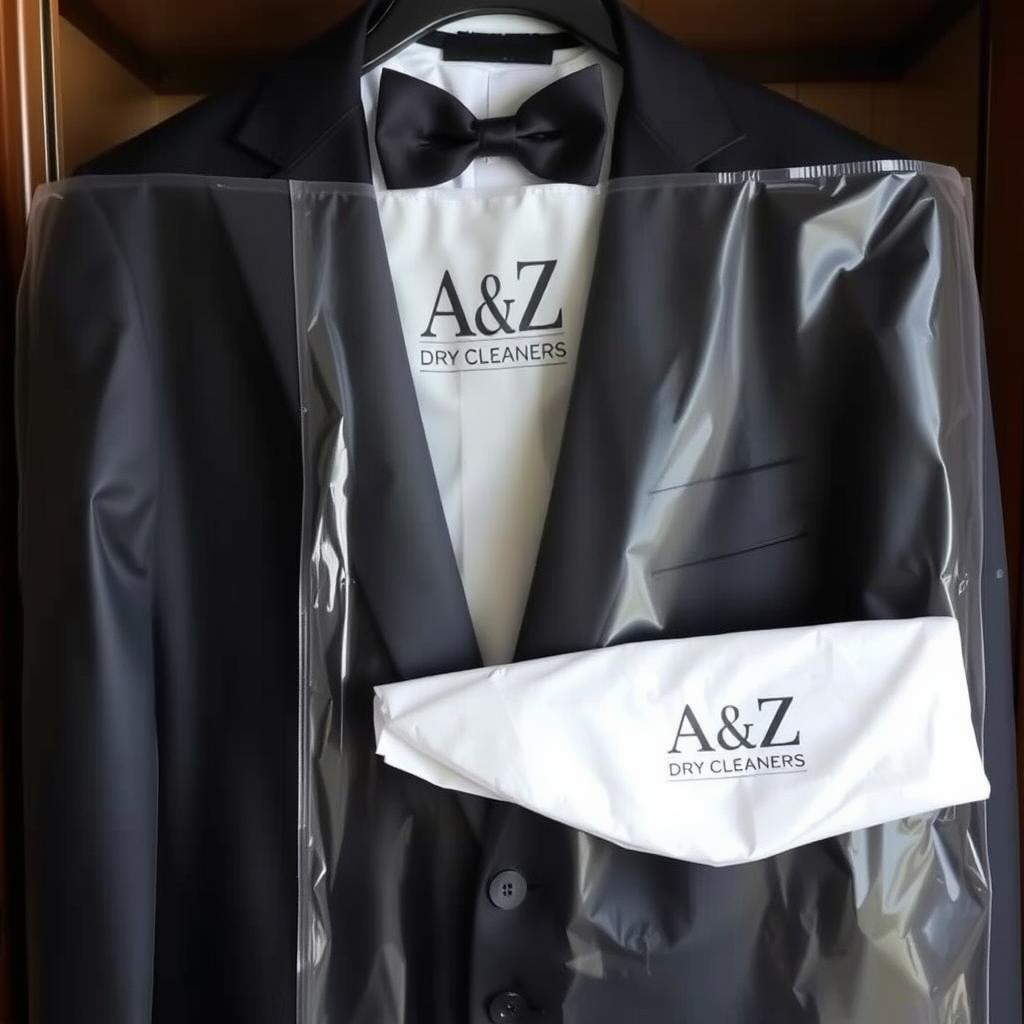 Premium packaging for cleaned groom suits