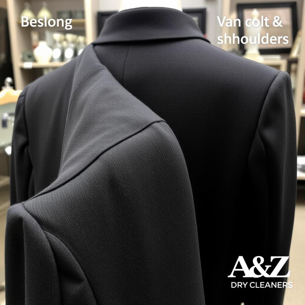 Reshaping and restructuring of a long coat at A & Z Dry Cleaners