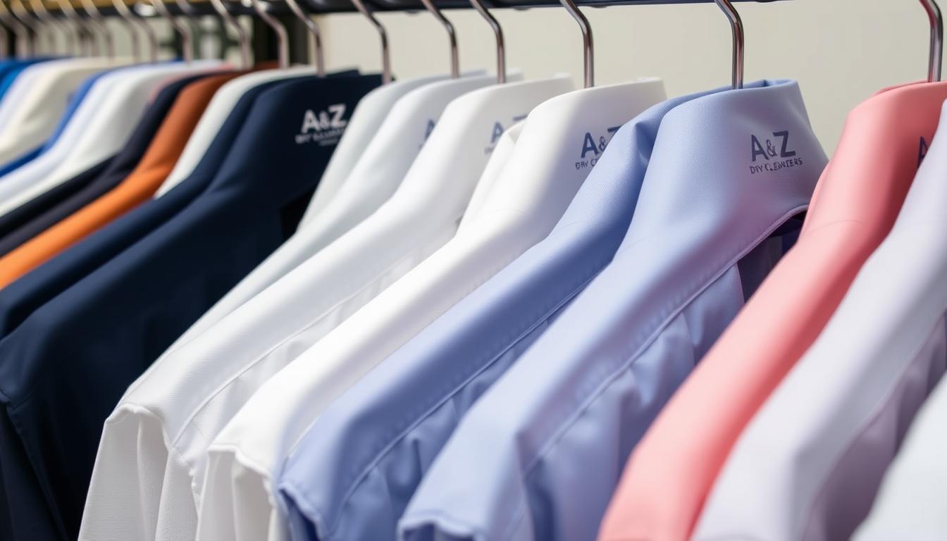 Perfectly cleaned and pressed shirts from A &amp; Z Dry Cleaners ready for St Albans customers